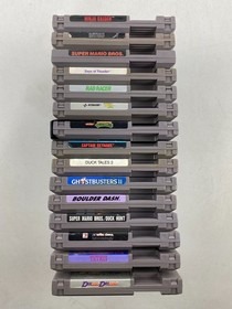 Lot 15 Disney's DuckTales 2 Ninja Gaiden Super Mario Bros Nintendo Nes Game