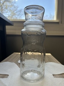 1991 Mr. Peanut 75th Anniversary Jar with Top Hat Lid