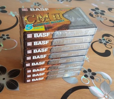 8x BASF CM II Chrome Maxima Position High Kassetten