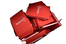 Bulk Lot Lot Of 49 Red Lined Notebook Journal...