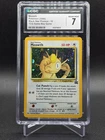 Meowth Holo 10 CGC 7 - 2000 Pokemon Promo Game Boy Wizards WOTC Swirl