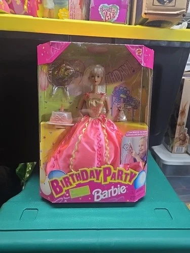 1998 Birthday Party Barbie #22905 Blows Up Balloons Vintage Set NRFB