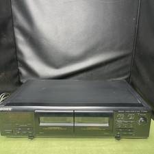Sony TC-WR661 Dual Cassette Player Tape Deck Auto Reverse Dolby HiFi Tested