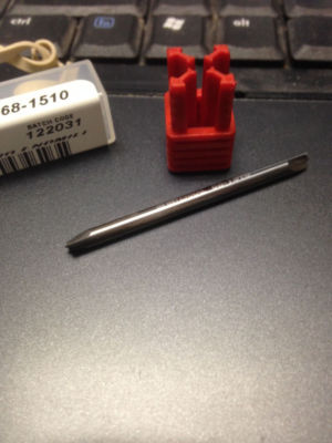 .010'' RADIUS 2 FLUTE DOUBLE END CARBIDE CORNER ROUNDING END MILL