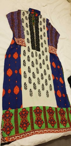 Womens Asian Full Suit with Winter Shawl LSM fabric - 第 1/5 張圖片
