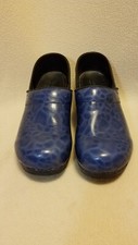Women's- Blue Scale Print, Sanita Danish Professional Clogs