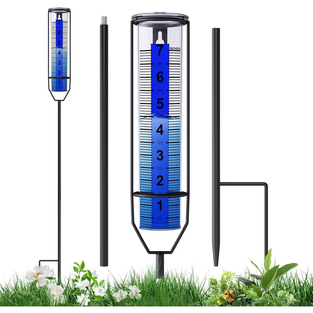 Rain Gauge, Freeze Proof Rain Gauge Outdoor Best Rated, Large Clear Numbers