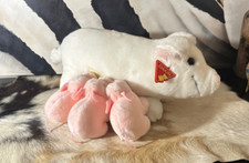 VTG Dakin Mama Pig  3 Piglets Stuffed Animal New W Tags W/ 3 pigs Orchestra