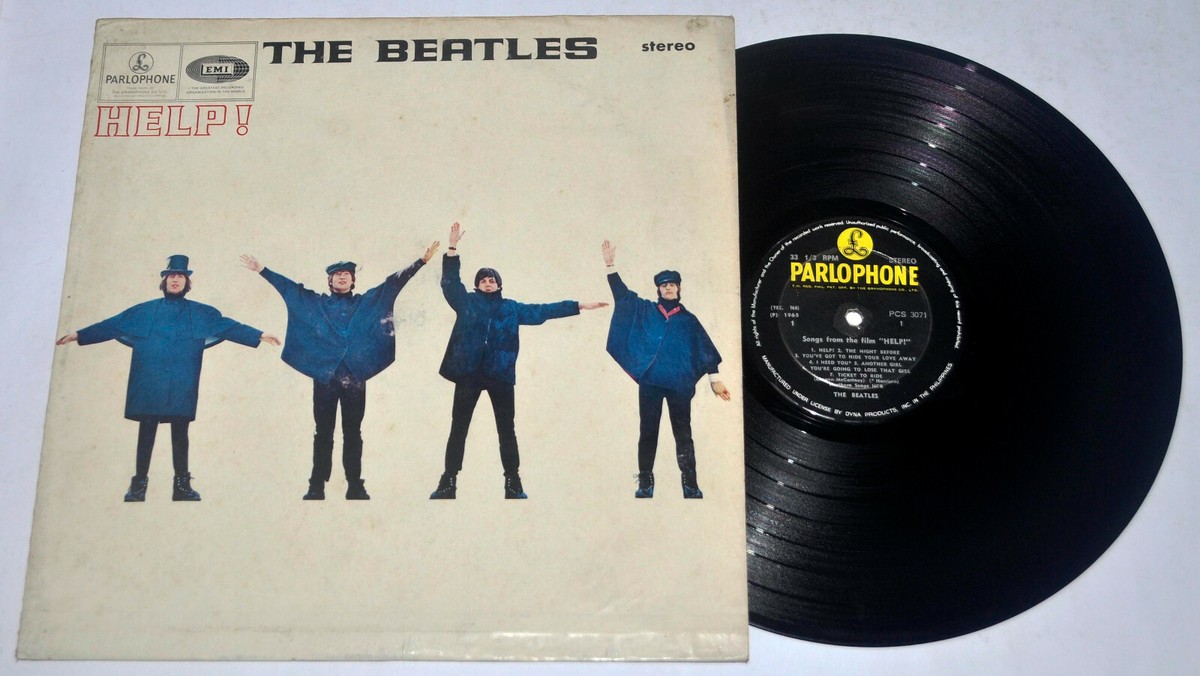 Philippine Pressing THE BEATLES Help! LP Parlophone - PCS 3071