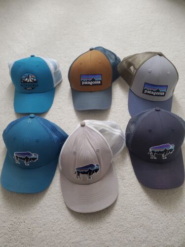 Patagonia trucker Hat Lot 6 Hats Total Great condi