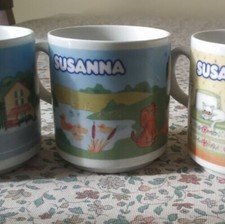SUSANNA TUTTA PANNA INVERNIZZI TAZZA VINTAGE PUBBLICITARIA PORCELLANA CIPA