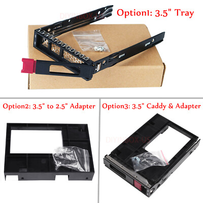 2.5'' TO 3.5'' SATA Caddy Converter Aapter HDD 774026-001 661914-001 For HP G9/G10