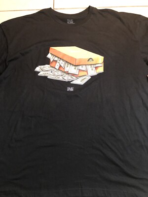 point blank Shoe Money Black shirt size 3xl