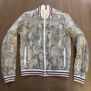 ジャケット・アウター Dior HOMME 06SS Varsity Jacket Teddy DIOR HOMME 2006SS ×HEDI SLIMANE TEDDY NYLON ZIP VARSITY JACKET