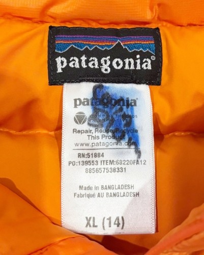 Patagonia Kids Down Sweater Vest Size Youth XL (14) - Picture 3 of 9