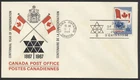 1967 #453 5c Centennial of Confederation FDC Canada Post Replacement Cachet