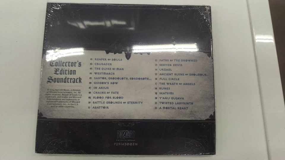 Diablo III Reaper of Souls Edición Coleccionista CD Banda Sonora Solo Nuevo y Precintado Foto 2 de 2