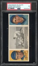 1912 T202 Hassan Triple Folder Grant Gets His Man - Hoblitzel/Grant PSA 1