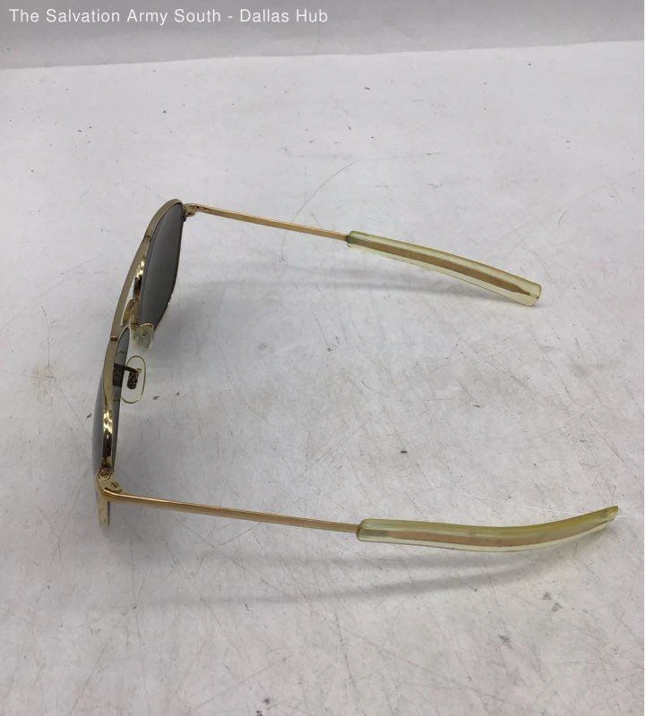 Gafas de sol de aviador militares vintage ópticas americanas tono dorado Foto 4 de 4