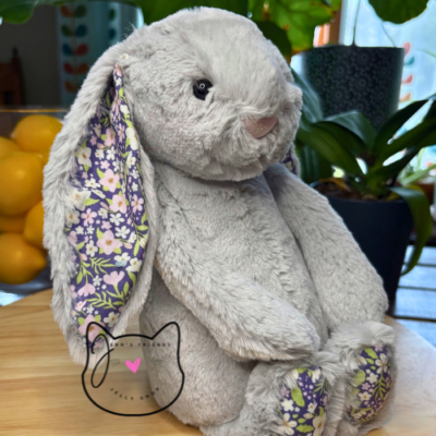 AUTHENTIC Jellycat BLOSSOM SILVER BUNNY Bloom RETIRED MEDIUM New