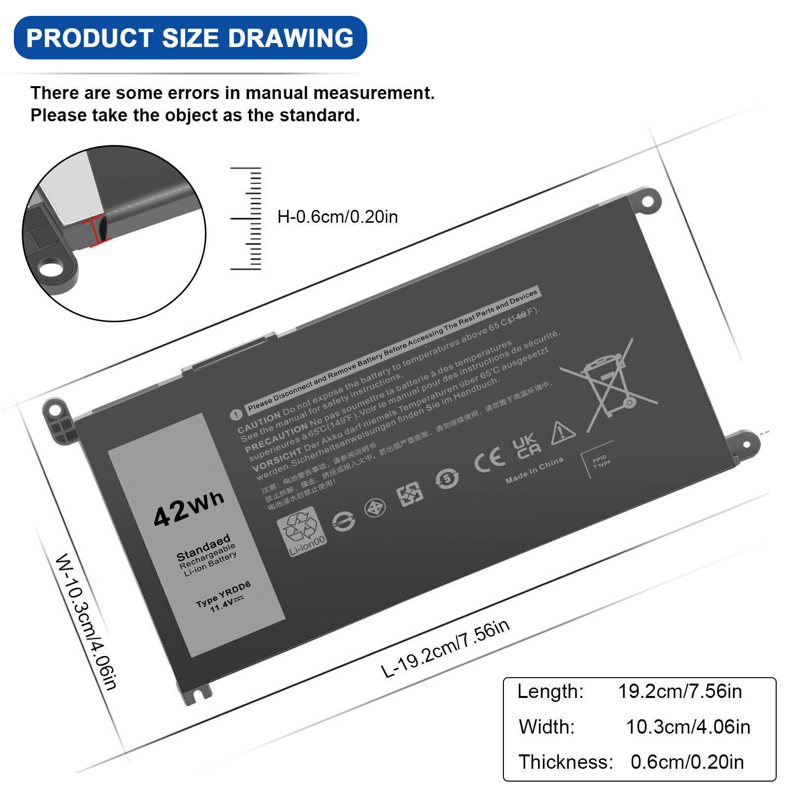 AKUYAO Connecteur d'alimentation DC pour Dell Inspiron 14 5480 5485 AKUYAO Connecteur d'alimentation DC pour Dell Inspiron 14 5480 5485