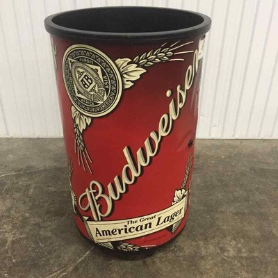 budweiser rolling cooler