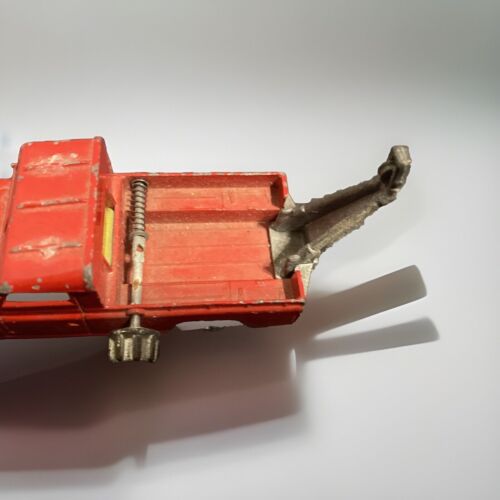 VTG Corgi Toys Whizzwheels red Landrover 109 WB breakdown tow truck Diecast - Picture 3 of 13