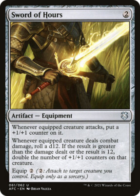 MTG Sword of Hours - Adventures in the Forgotten Realms Commander