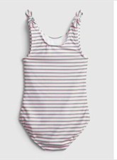 NWT Gap Girl's Striped One Piece Swimsuit Size 6-7