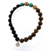 Mineralien Und Steine PréCieuses. Armband Perlen Malachit Aus Kongo + Jaspis WM