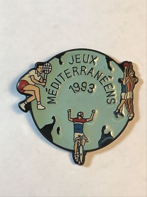 Pin's Voilier Gestetner - Jeux Méditerranéens 1993 JM93, édition EGF Starpin's, Vintage