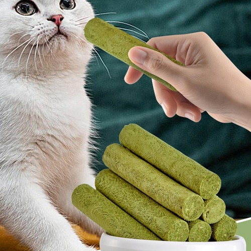 Cat Kitten Chew Sticks Cat Toys Natural Hairball Removal Chew Toy Teeth Cleaning - Picture 7 of 12