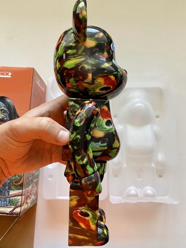 NAGNAG YOTSUME ladrillo de oso cuatro ojos 400% juguete medicom Be@rbrick 777 nag raro - Imagen 5 de 12