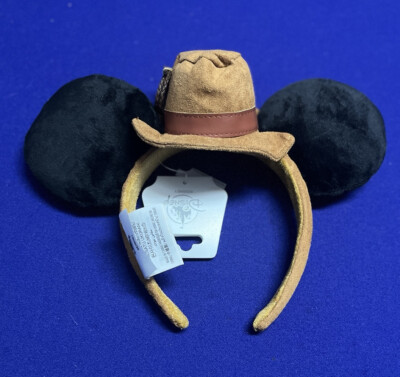 2023 Disney Parks Indiana Jones Minnie Mickey Mouse Ear Headband NEW HTF