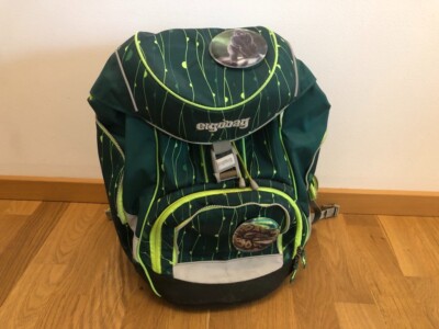 Ergobag Schulranzen/Schulrucksack - Dschungel-Grün - Gebraucht