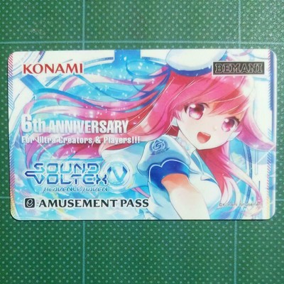 Soundvoltex 6th Anniversary E Amusement Pass Sdvx Collection Collector Rare New Ebay