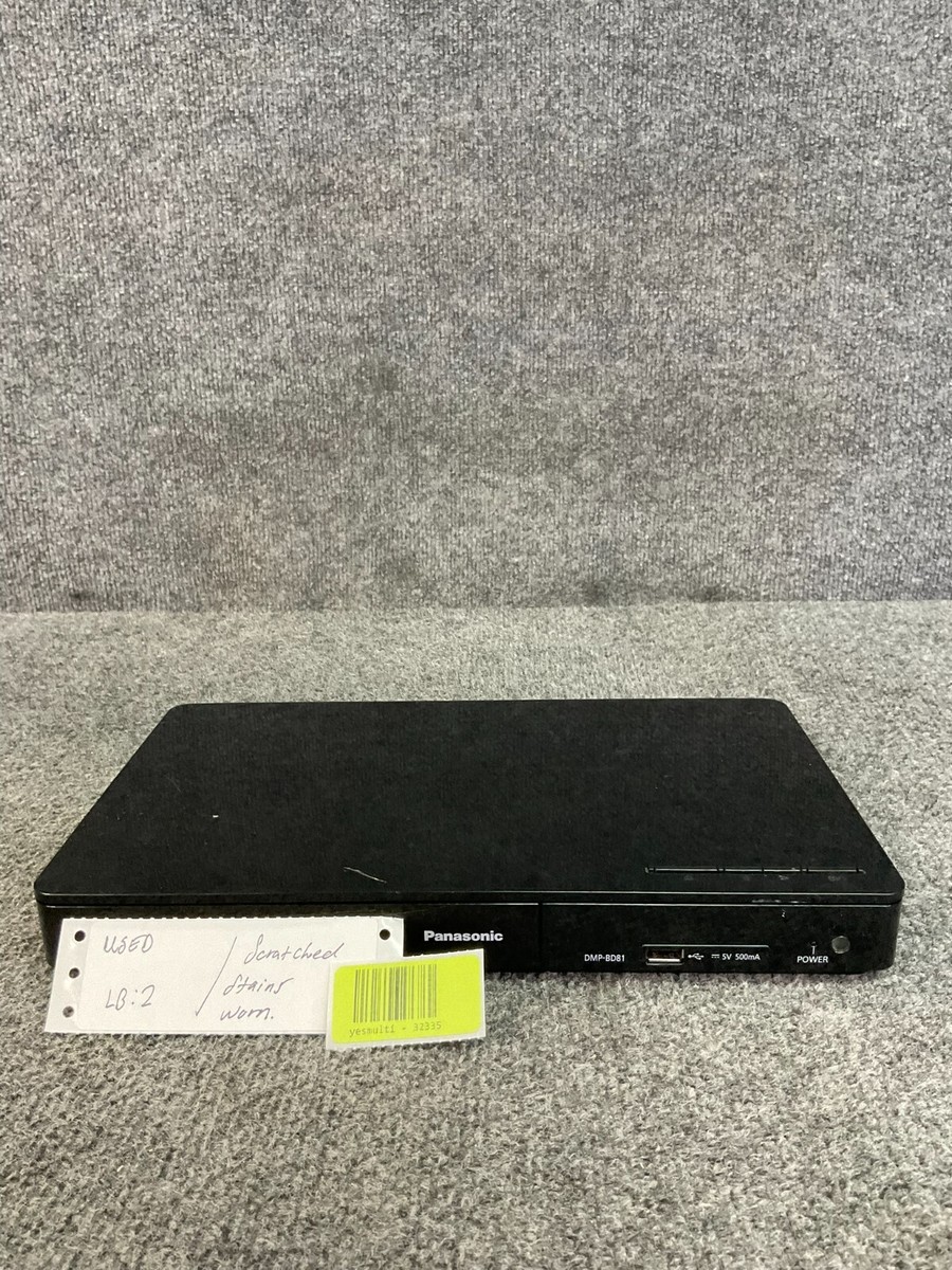 Panasonic DMP-BD81 Blu-ray Player Full HD 1080p 📀✨ Tested Works