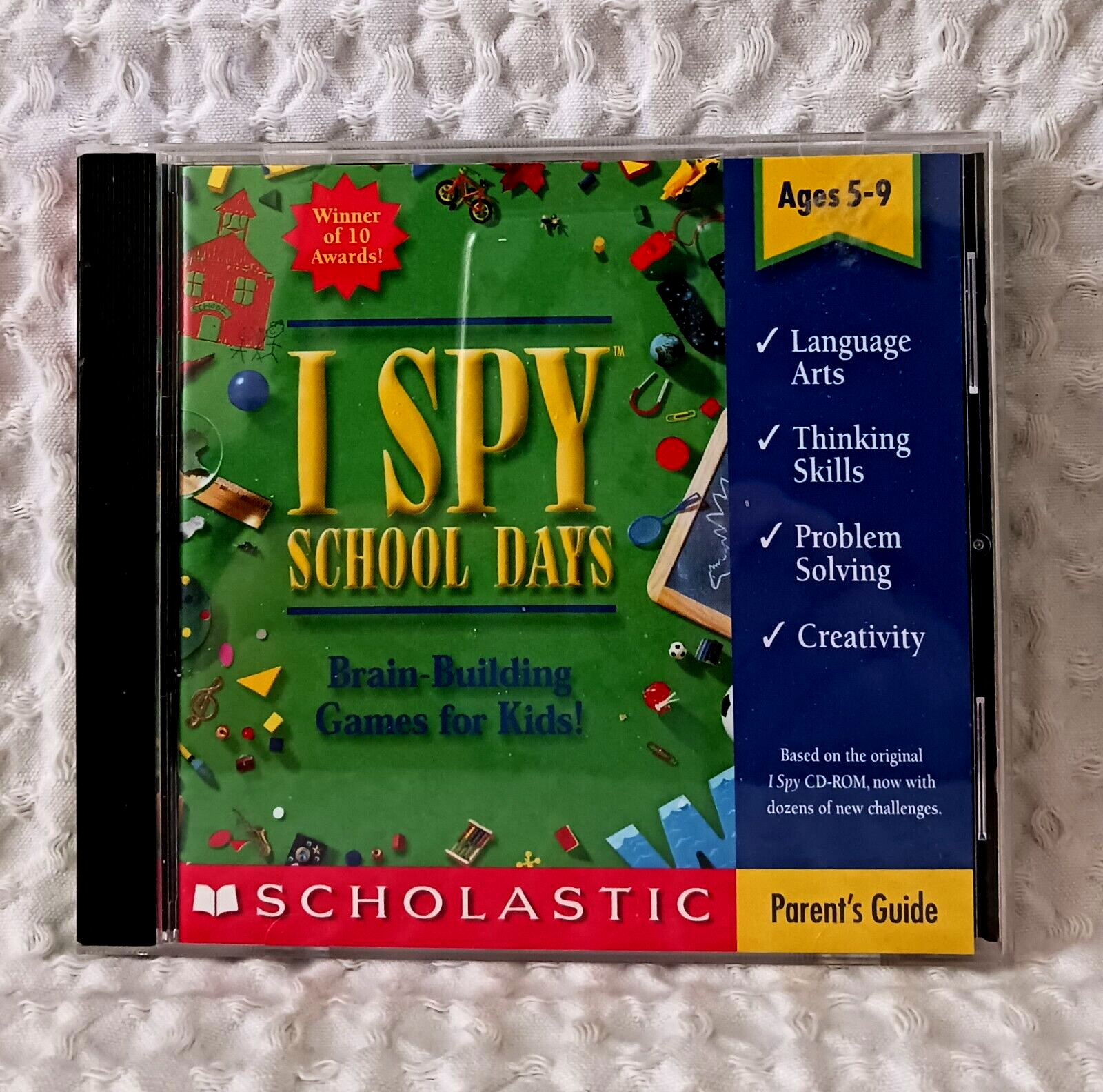 I Spy School Days Educational Games Ages 5-9 CD PC. Free Shipping  78073215935