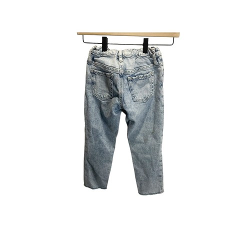 Gap Girls' Size 6 Girlfriend Jeans Distressed Light Wash Relaxed Fit 90's - Picture 3 of 5