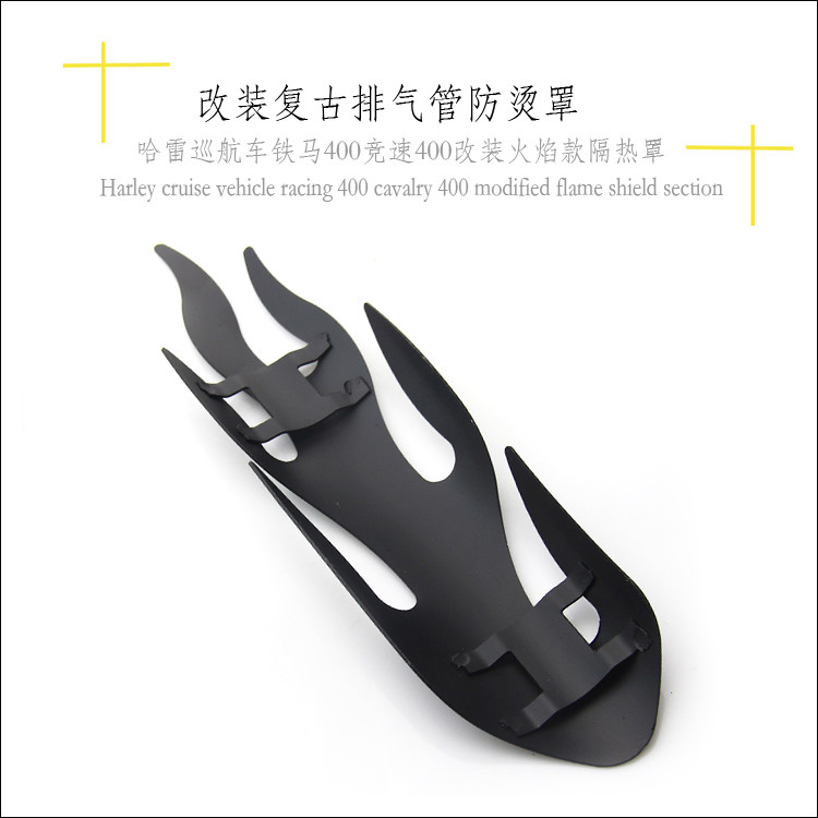 Muffler Exhaust Moto Purchase Chrome Flame Heat Shield Exhaust Muffler Pipe Cover Heel Guard For Harley Custom In Paracalore Marmitta Motorcycle Cover - Foto 8