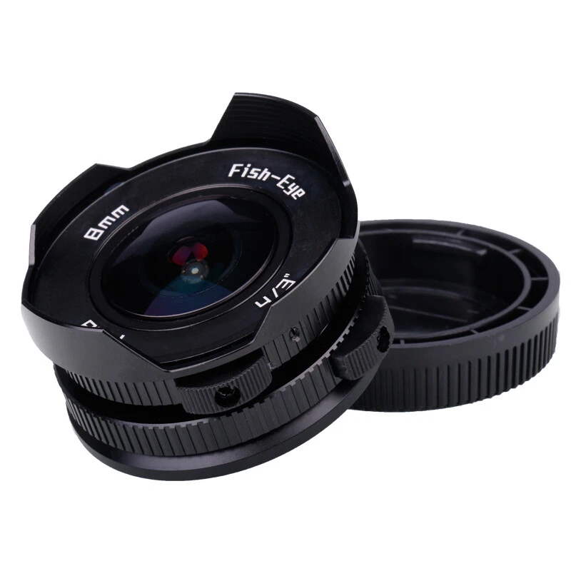 8mm F3.8 180° Wide Angle Lens For Micro M4/3 MTF PEN F E-M1 II E-M5 GH5 G7 - Image 2 of 4