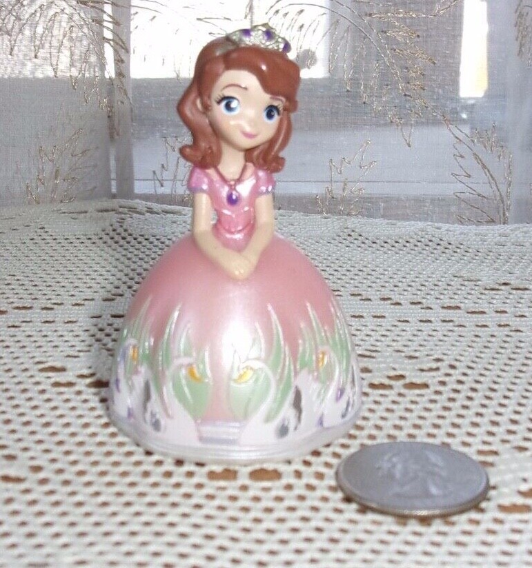 Disney Store Ltd. London Sofia the First pink swan gown HTF 3" PVC figure EUC Disney Store Ltd. London Sofia the First pink swan gown HTF 3" PVC figure EUC