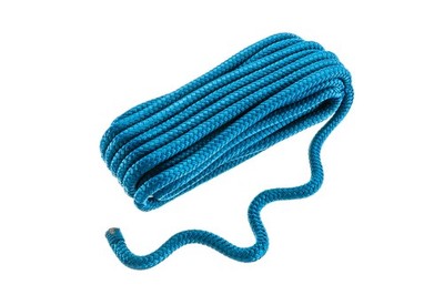 Double-Braid Nylon Dock Line w/Eye Splice, Pre-Shrunk, Heat Stabilized, 3/8 i...