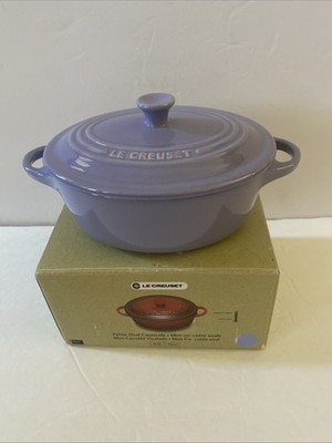 Lavender Purple Le Creuset Petite Oval Casserole Mini Cocotte 12