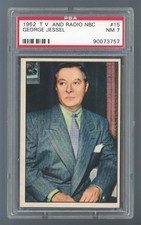 1952 T.V. & Radio NBC #15 George Jessel PSA 7 NM #90073757