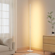 Edishine Led Corner Floor Lamp Dimmable Light Adjustable Height 3000k White