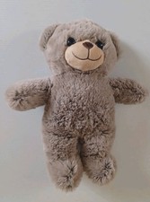 Spark Create Imagine TEDDY BEAR Frosted Brown 13" Stuffed Animal Plastic Eyes