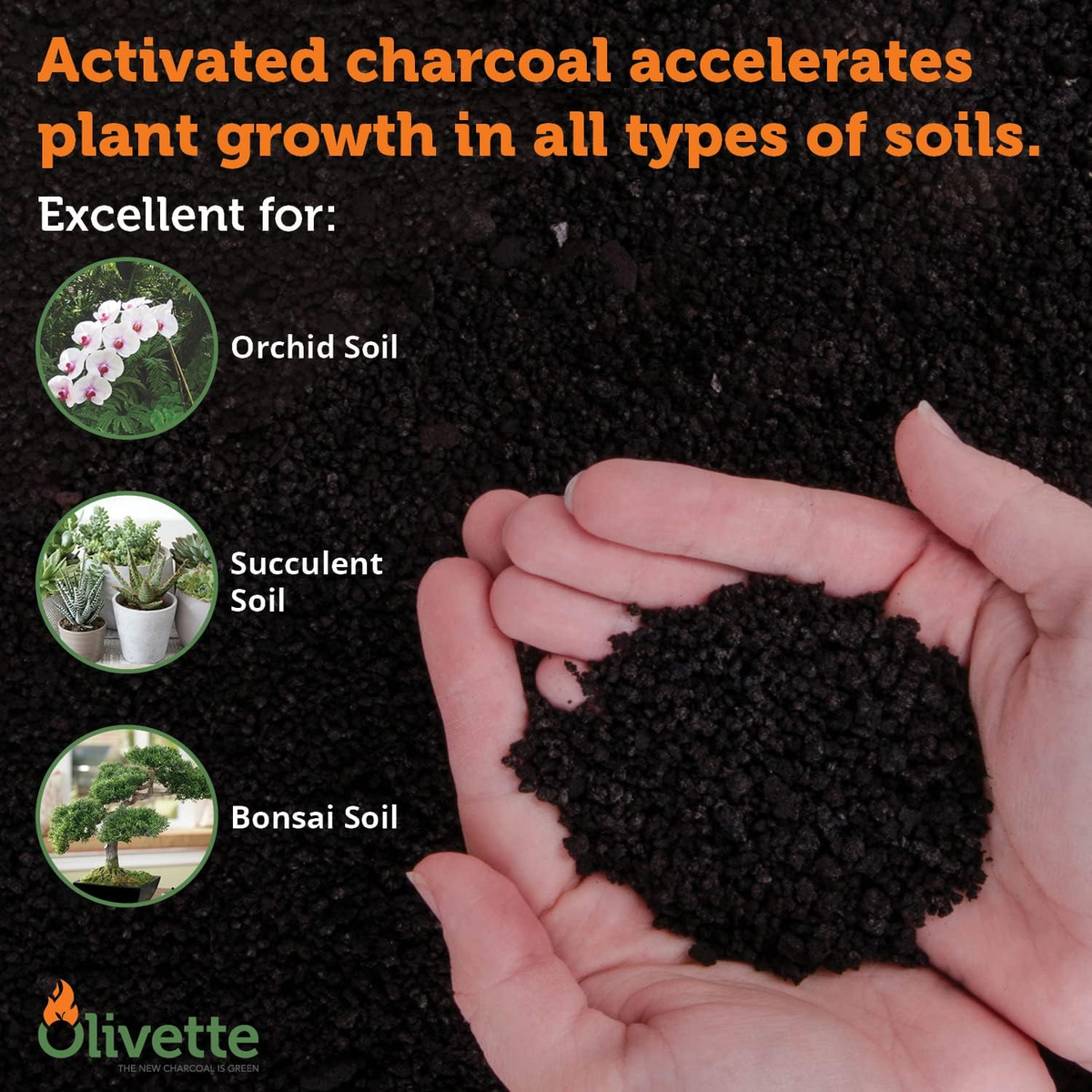 Horticultural Biochar Activated Charcoal for Plants, USDA Organic Moisture  Contr | eBay