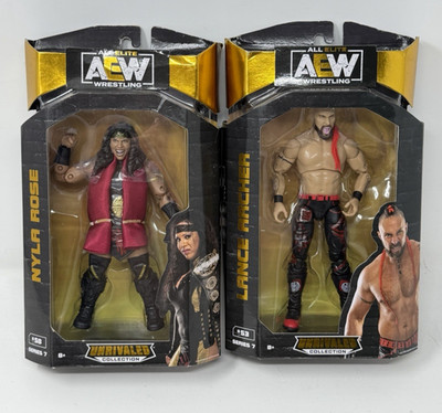 Aew Wrestling  Lance Archer #53 & Nyla Rose #58 Unrivaled Collection
