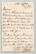 Richard Seymour-Conway 4e marquis de Hertford - Lettre autographe signée - 1850